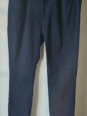Peter Millar Navy Ankle-Length Cropped Pants
